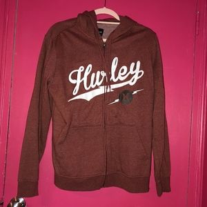 Hurley Zip Up Men's Sweatshirt Medium
